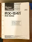Pioneer RX-541 RX-540 Cassette Receiver Service Manual *Original*