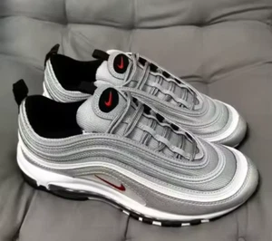 Nike Air OG Silver Sneakers Trainers From 34 to 45 EU New With Box - Imagen 1 de 7