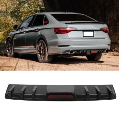 Kits de alerón labial difusor de parachoques trasero Canard negro para Volkswagen Jetta Mk6 Mk7 Foto 1 de 4