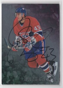 1998-99 Be a Player Autographs Patrice Brisebois Auto Montreal Canadiens #216