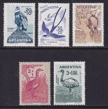 ARGENTINA 1960 Child Welfare Birds set of 5 SG 964-968 MH/*