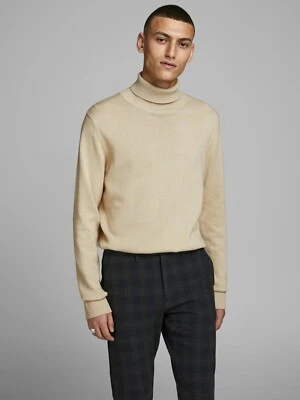 Sudadera suéter fino de cuello vuelto de hombre JACK & JONES LANGARM JJEEMIL - Imagen 1 de 2