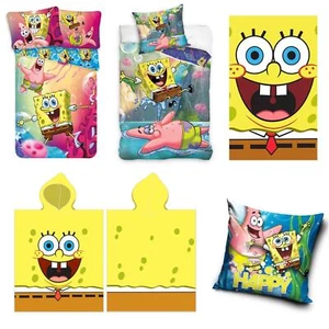 Spongebob Schwammkopf Sortiment - Auswahl aus: Bettbezüge Kissen Handtücher - Bild 1 von 11