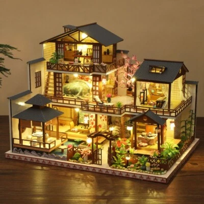 DIY Forest Garden Toy Model House 3D Wooden Puzzle Dollhouse for Adult Xmas Gift - Image 1 of 4