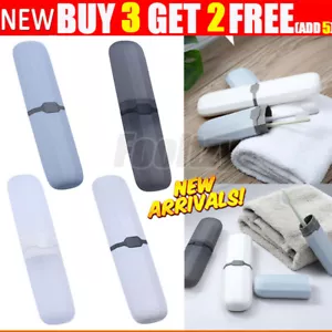 Soporte para cepillo de dientes portátil para camping de viaje caja de almacenamiento Casex1 - Imagen 1 de 20