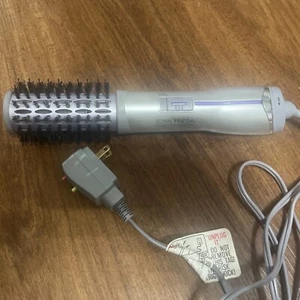 John Frieda Frizz Ease Salon Shape 1.5" Ionic Hot Air Brush Silver Model JFHA5WG - Picture 1 of 11