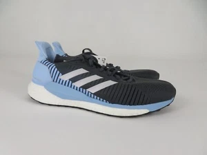 Adidas Solar Glide ST 19 Womens 10 Shoes Gray Blue Sneaker Running G28040 - Picture 1 of 9