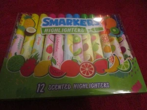 Smarkers Washable Scented Highlighters Markers 12 Count 12 Fruity Scents - Picture 1 of 4