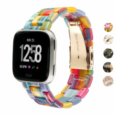 US For Fitbit Versa 2/Versa /Lite Fashion Resin Watch Band Wrist Strap Bracelet - Image 1 of 4