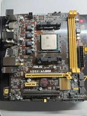 CPU AMD A8-5600K Quad Core + Scheda Madre ASUS A58M-A Socket FM2 - Immagine 1 di 3