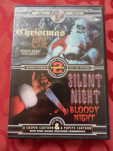 Christmas Evil & Silent Night Bloody Night DVD, 2 Movies Holiday Horror