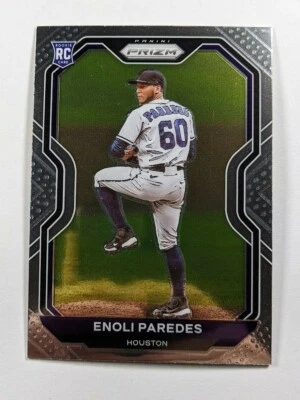 Enoli Paredes 2021 Panini Prizm Rookie Tier III Card #211 Astros RC - Image 1 of 2