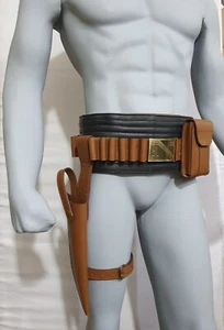 GB Book of Boba fett Leather Belt Mandalorian Costume Cosplay Prop Belt Star War - Picture 1 of 8