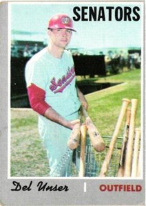 DEL UNSER 1970 Topps #336  BUY ANY 2 ITEMS FOR 50% OFF  B201R2S17P11