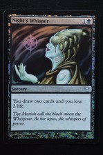 Magic The Gathering MTG NIGHT'S WHISPER FOIL #1 Fifth Dawn NM Near Mint