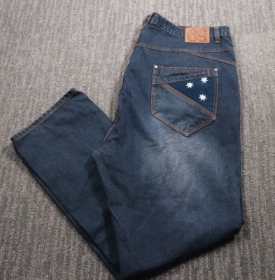 COOGI Men's Baggy Jeans Size 46x34 Hip-hop Skater Y2K Vintage Dark Wash - Image 1 of 4