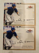 2-JOHNNY DAMON 2000 FLEER AUTOGRAPHICS on card AUTO !!🔥