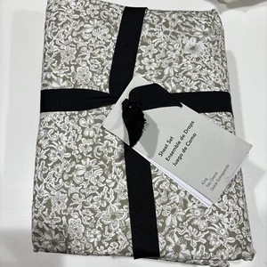 West Elm Frances Floral Sheet Set New! King - Picture 1 of 4