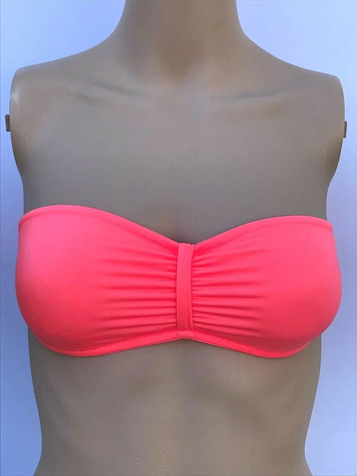 Victoria's Secret Very Bandeau Bra Size Medium Neon Orange