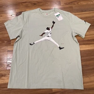 Neu mit Etikett Nike Air Jordan Flight MVP Birmingham Barons Seafoam T-Shirt Herren Gr. XL - Bild 1 von 5