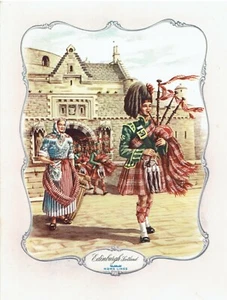 Menu HOME LINES S.S. ATLANTIC 1953 EDINBURGH SCOTLAND / Marine paquebot - Imagen 1 de 1