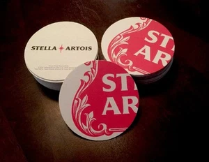 Stella Artois Beer Coasters You Receive “16” Coasters. Free Shipping - Picture 1 of 5