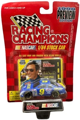 NASCAR 1996 edición de vista previa Racing Champions Lake Speed #9 Stock Car escala 1:64 Foto 1 de 2
