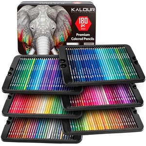 180 Farben | Wachs-Buntstifte | Kreative Farbkunst - Bild 1 von 8