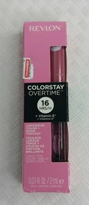 Revlon ColorStay Overtime 16 horas + Vitamina E Lipcolor Pearl #080 Keep Blushing NUEVO - Imagen 1 de 5
