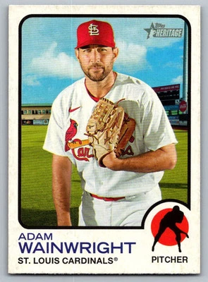 2022 Topps Heritage Adam Wainwright St. Louis Cardinals #42 - Image 1 of 2