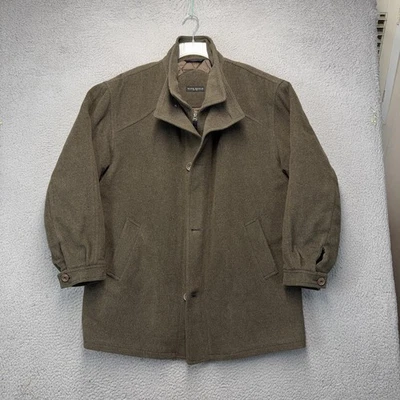 Chaqueta Mark Shale Carter Para Hombres 44R Marrón Lana Forrada Exterior Diseñador Abrigo Canadá Foto 1 de 4