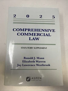 2025 Comprehensive Commercial Law Statutory Supplement. Aspen - Picture 1 of 5