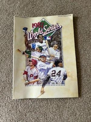 1987 World Series Program and Ticket Stub - Image 1 of 4