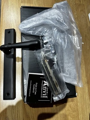 From The Anvil Door Lock Lever Handles Latch Set Aged Bronze - Image 1 of 4