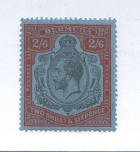 Bermuda KGV 1927 2/6d mint o.g. hinged - Picture 1 of 1