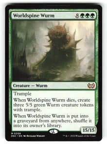 Worldspine Wurm #206 (NM) (DSC) (sin lámina) Magic The Gathering - Imagen 1 de 1