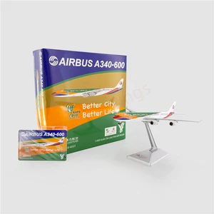 1:400 YY Wings China Eastern Airlines A340-600 B-6055 Aircraft Model+FreeTractor - Picture 1 of 15