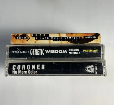 Cassette Lot Heavy Metal Thrash 90s Coroner Various - Image 1 of 4