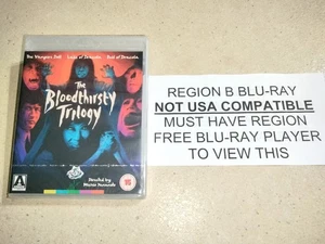 NEW The Bloodthirsty Trilogy Blu-ray REGION B Japanese Horror Vampire Dracula  - Bild 1 von 3