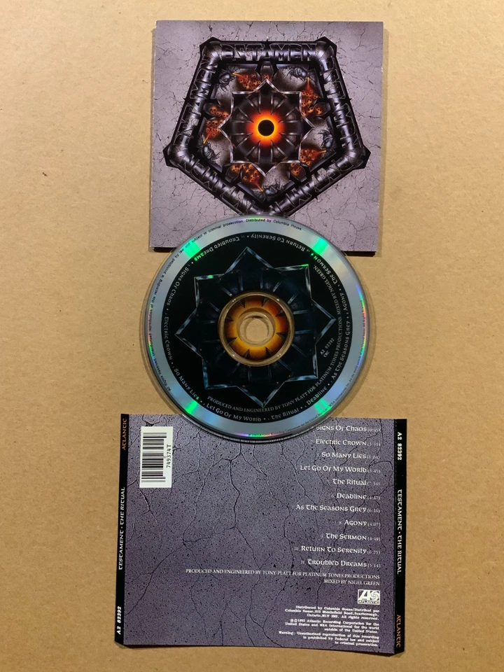 Testament – The Ritual CD (1992) Atlantic – A2 82392 Canada - Image 1 of 1