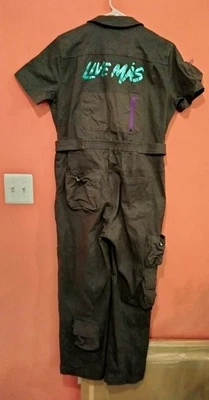 Wildfang x TACO BELL High Waisted Coverall Sz L  Slate Gray MUST SEE ~ LIVE MAS - Image 1 of 4
