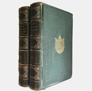 HENRION 1847 1st Ed HISTOIRE GENERALE MISSION CATHOLIQUE Leather 145 Prints Maps - Bild 1 von 6