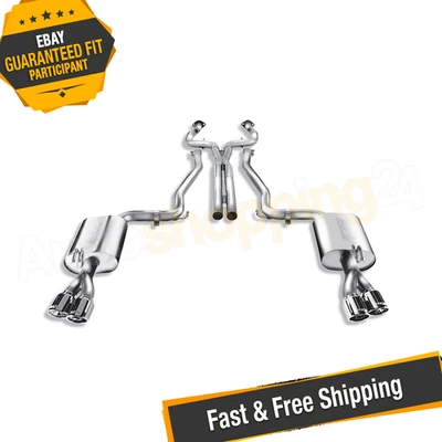 Borla 140287 S-Type Catback Exhaust for 2008-2009 Pontiac G8 GT 6.0L/GXP 6.2L V8 - Image 1 of 4