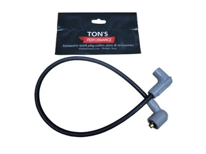 Replacement MSD Ignition HEI Distributor to Coil Blaster 2 8.5mm 90° Boots Black - Bild 1 von 7