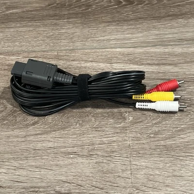 Genuine OEM - Nintendo AV Audio Video RCA Cable - GameCube/N64/SNES - Image 1 of 3