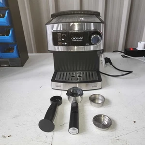 Cecotec Espressomaschine, Power 20 manuell. 850 W, bar Druck Edelstahl 5L Arm - Bild 1 von 15