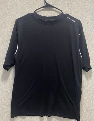 Camisa de Ciclismo Cannondale Para Hombres MED Negra Llave con Cremallera Ciclismo de Montaña Deporte Foto 1 de 4