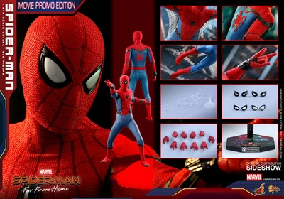 Hot Toys MMS535 Spider-Man Película Edición Promocional Lejos de Casa Escala 1/6 Totalmente Nuevo Foto 1 de 4
