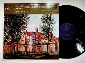 Lalo Saint Saëns Faure Concertos Cello LP Record 1960s VOX Classical 33RPM - Picture 1 of 2