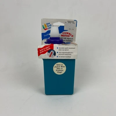 The First Years  RARE 1980's "POP UP" Spout Drink Box Holder ~ Tumble Mates - Image 1 of 4